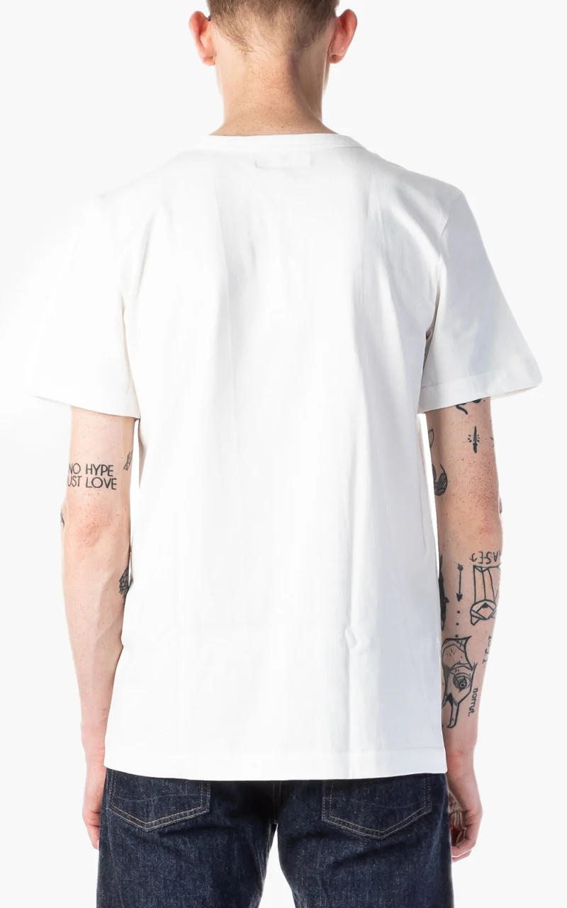 Merz b. Schwanen 214 Crew Neck Tee White - Image 3