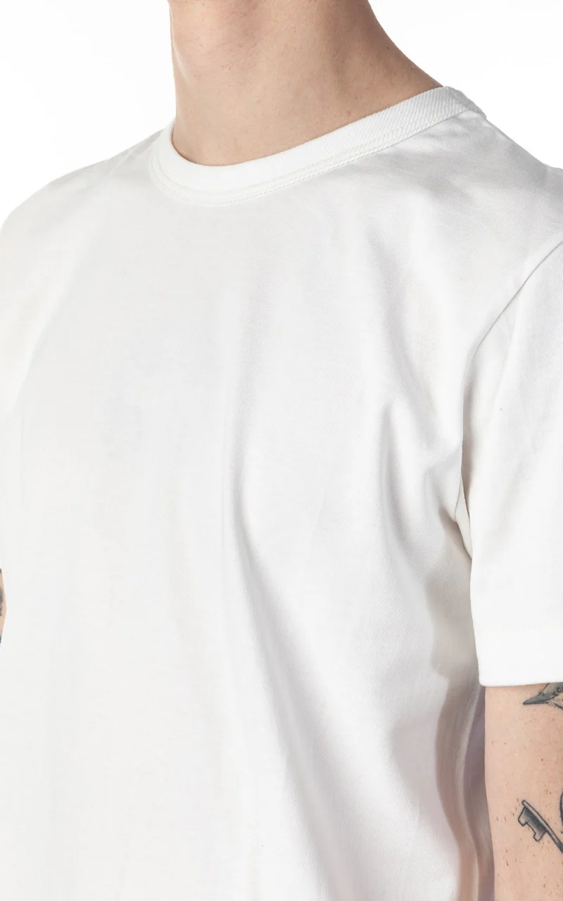 Merz b. Schwanen 214 Crew Neck Tee White - Image 4