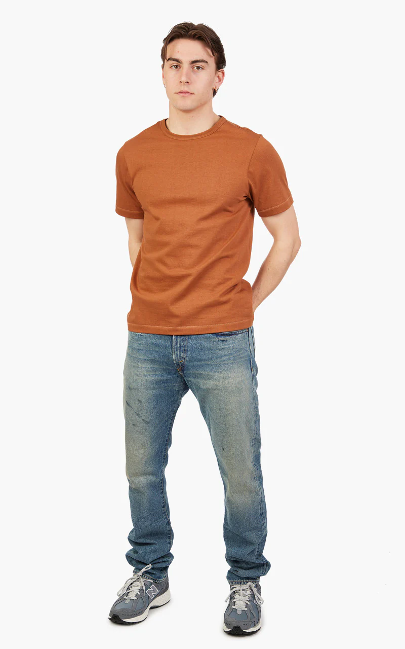 Merz b. Schwanen 215 Heavyweight Crew Neck Tee Sierra - Image 2