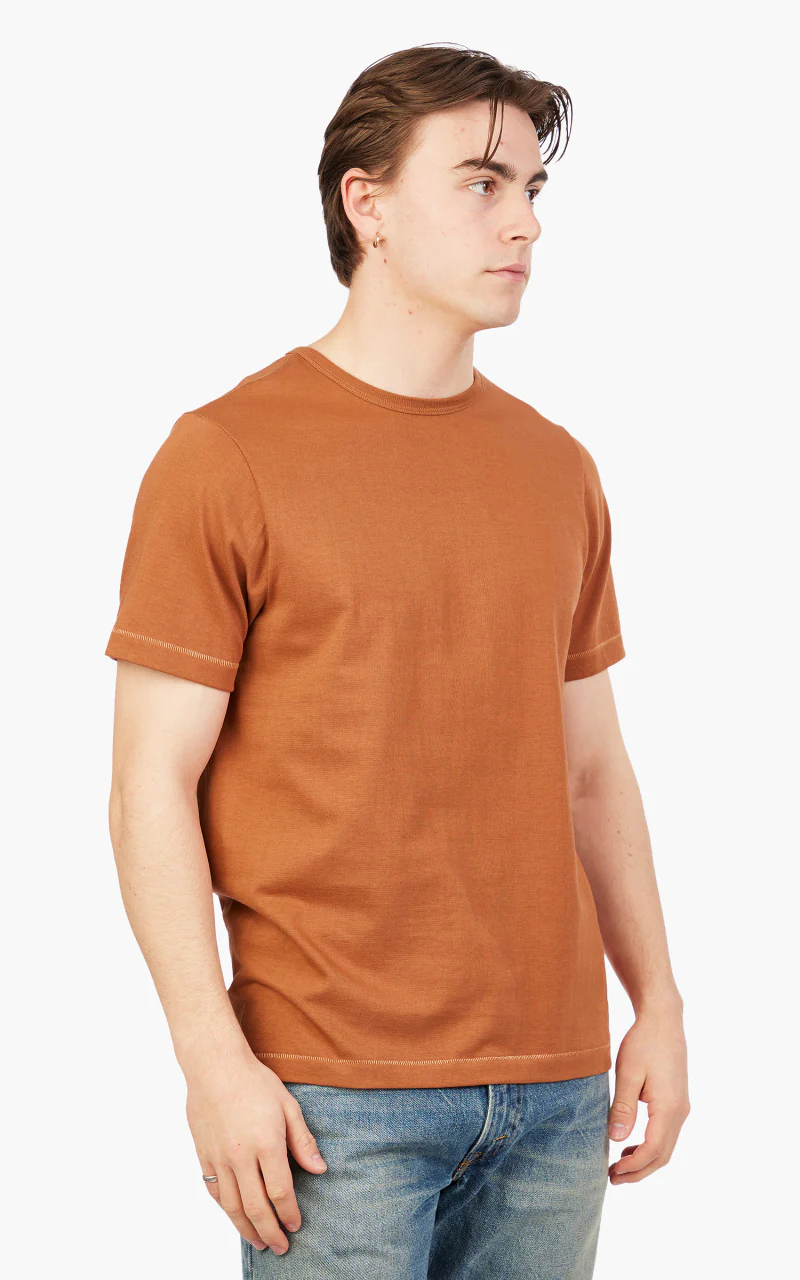 Merz b. Schwanen 215 Heavyweight Crew Neck Tee Sierra - Image 4