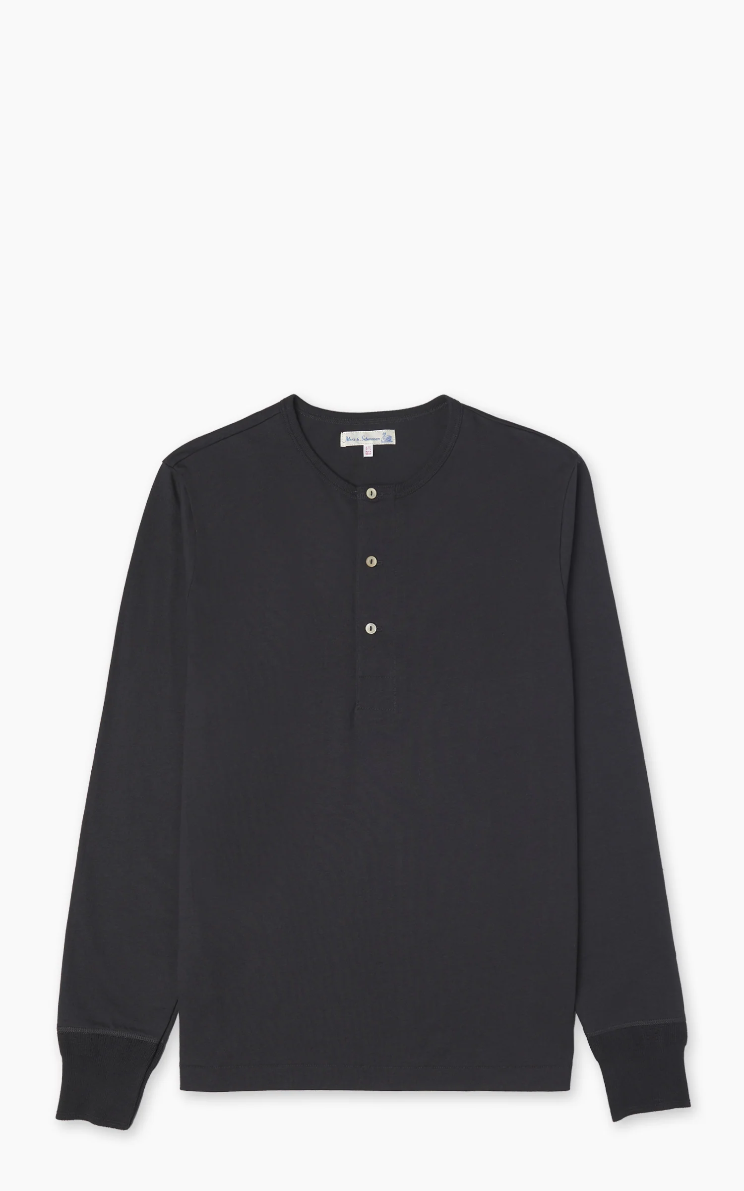 Merz b. Schwanen 2M06 Vintage Machine Refined Longsleeve Charcoal