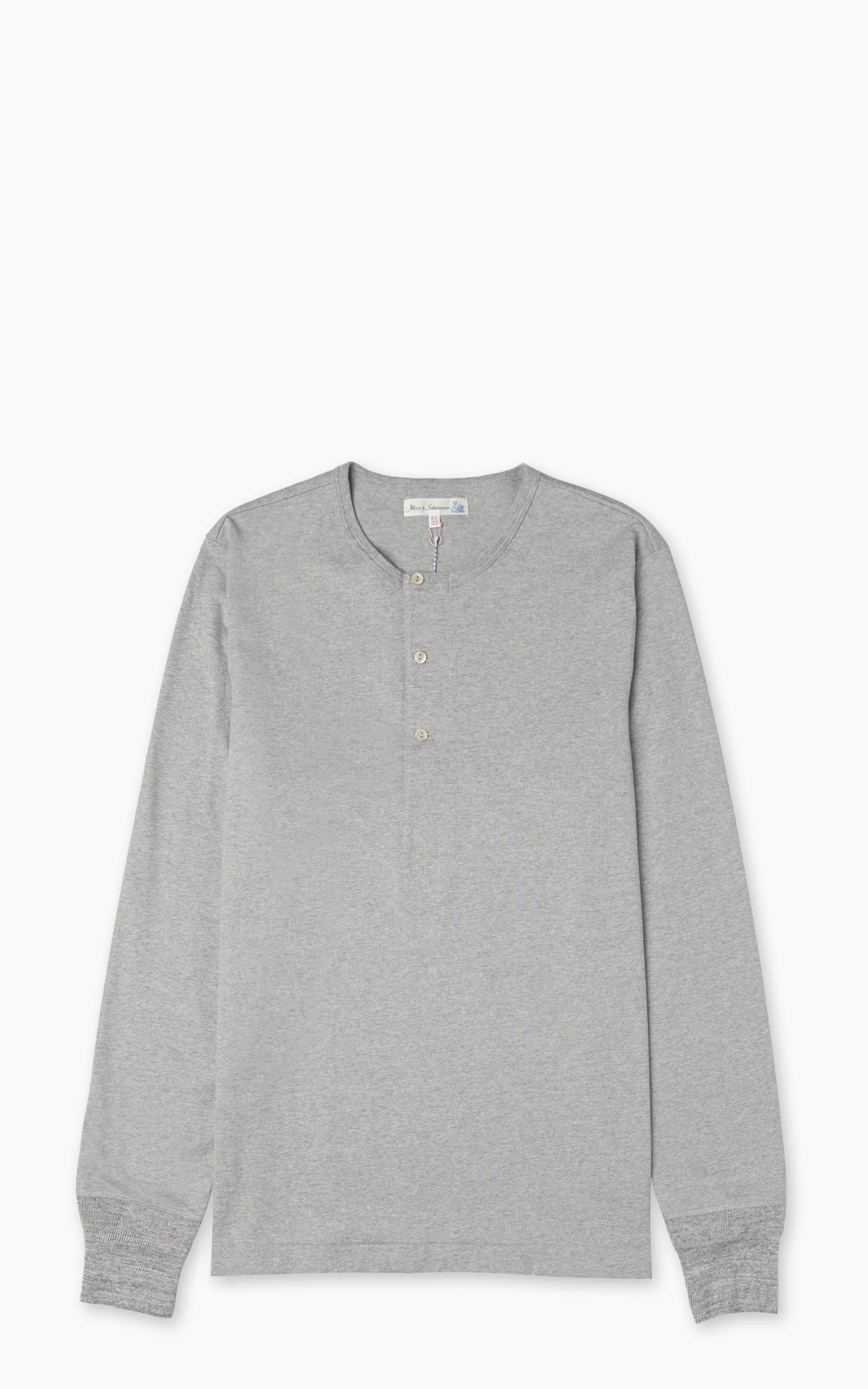 Merz b. Schwanen 2M06 Vintage Machine Refined Longsleeve Grey Melange