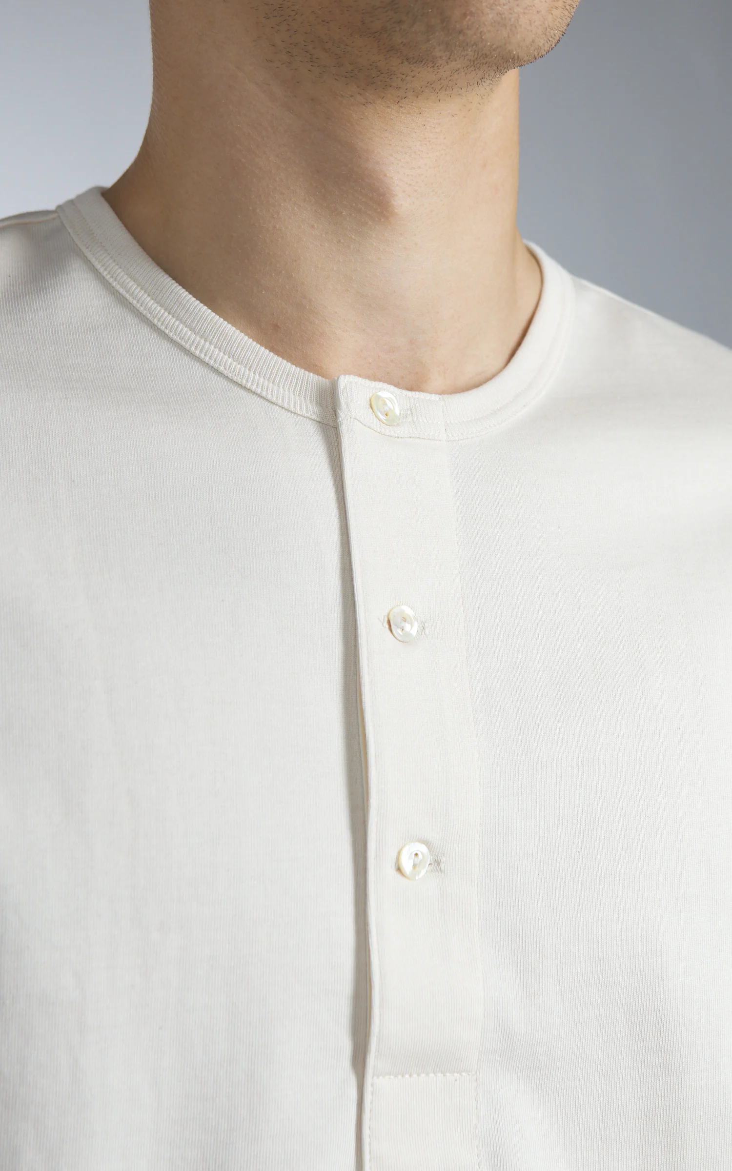 Merz b. Schwanen 2M07 Vintage Machine Refined Short Sleeve Nature - Image 4