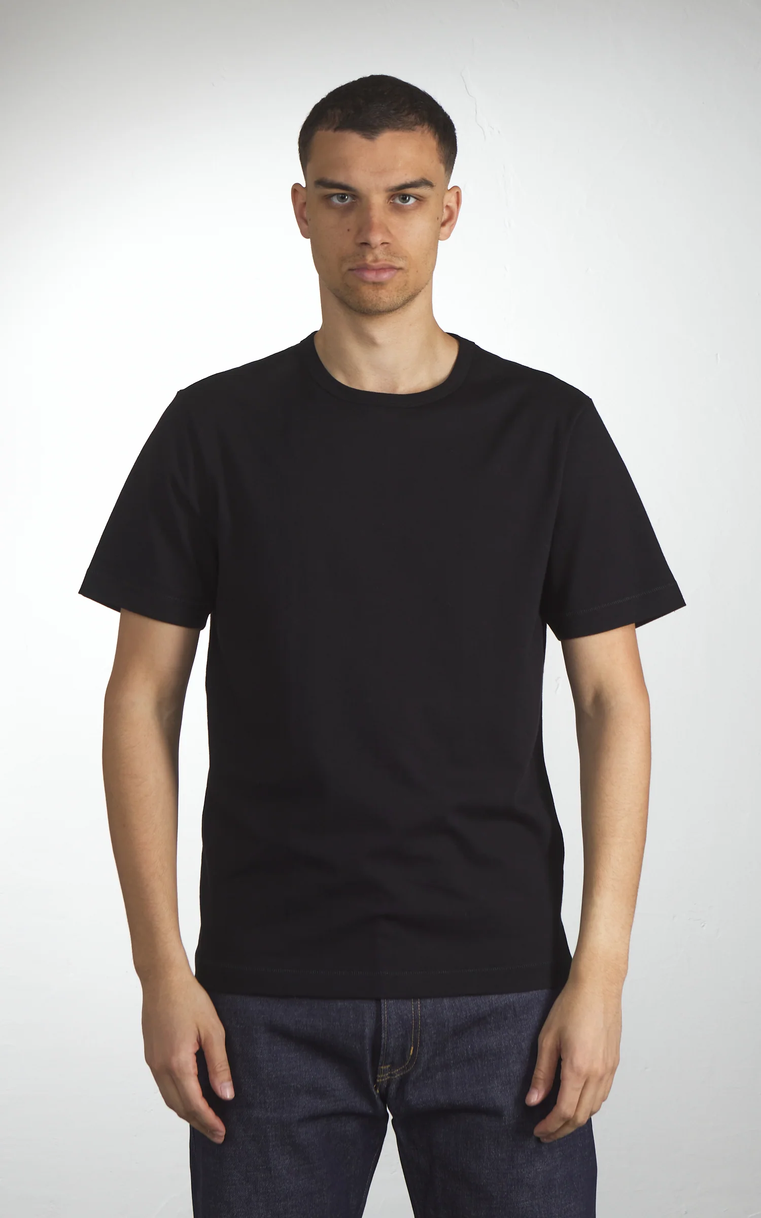 Merz b. Schwanen 2M15 Sturdy Jersey T-Shirt Black - Image 2