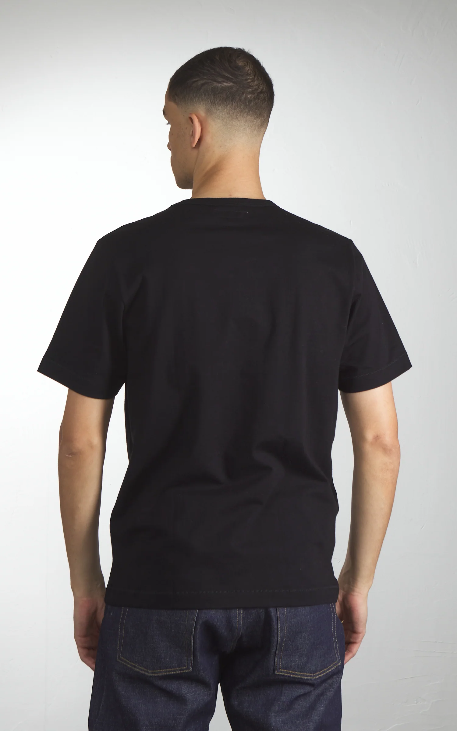 Merz b. Schwanen 2M15 Sturdy Jersey T-Shirt Black - Image 3