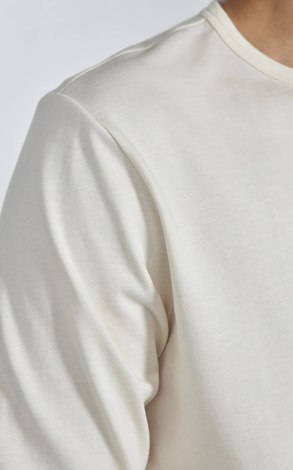 Merz b. Schwanen 2M15LS Vintage Machine Refined Longsleeve Nature - Image 4