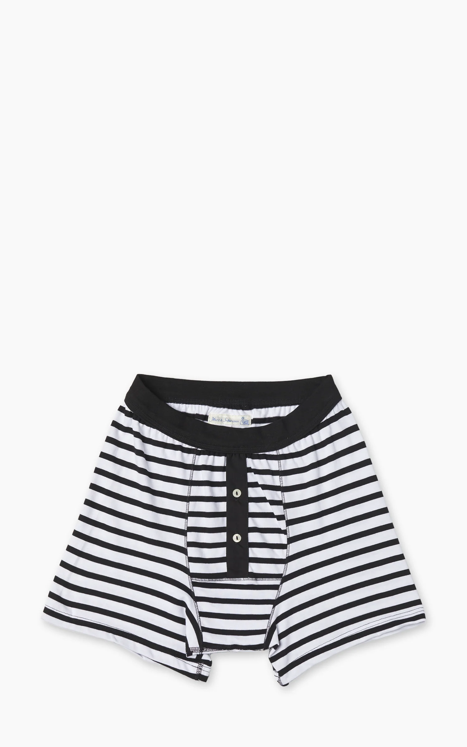 Merz b. Schwanen 2M55 Button Facing Underpants Black/White