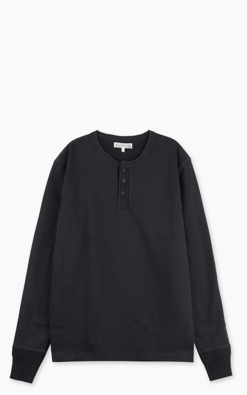 Merz b. Schwanen 2S04 Heavyweight Sweater Crew Charcoal