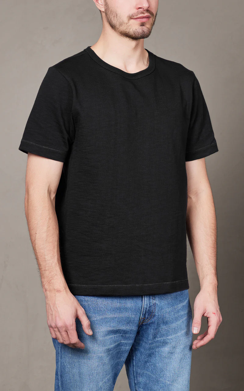Merz b. Schwanen 2S14 Crew Neck Tee Charcoal - Image 3
