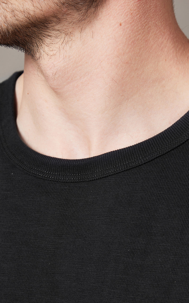 Merz b. Schwanen 2S14 Crew Neck Tee Charcoal - Image 4
