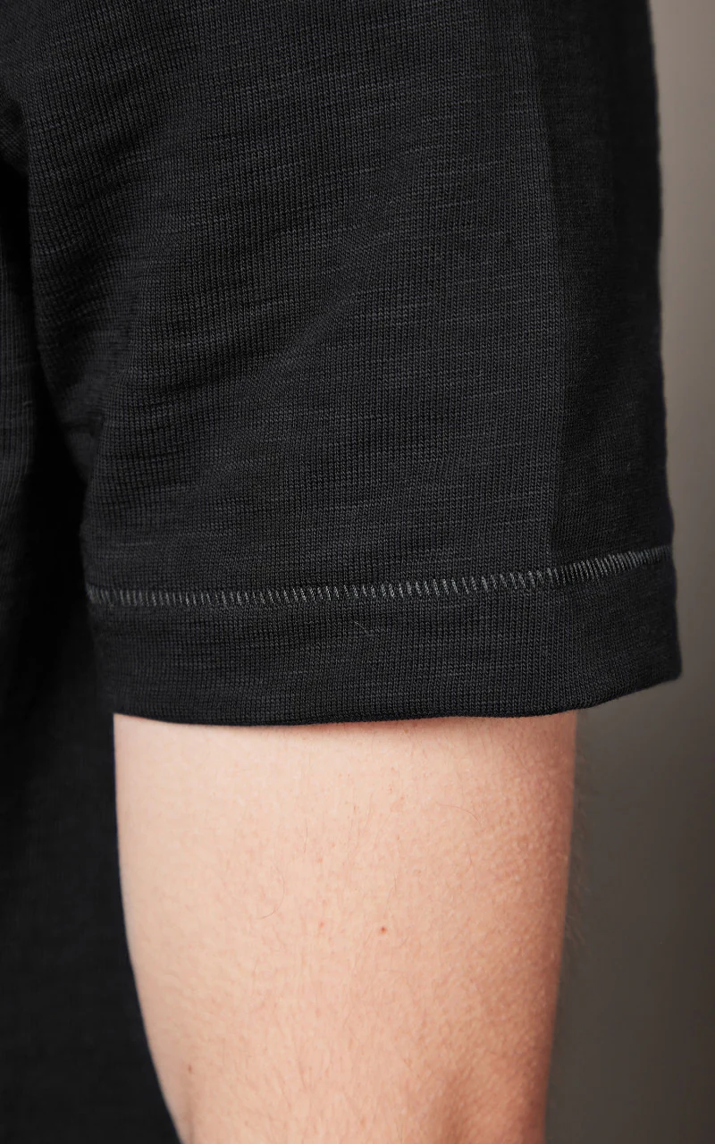 Merz b. Schwanen 2S14 Crew Neck Tee Charcoal - Image 6