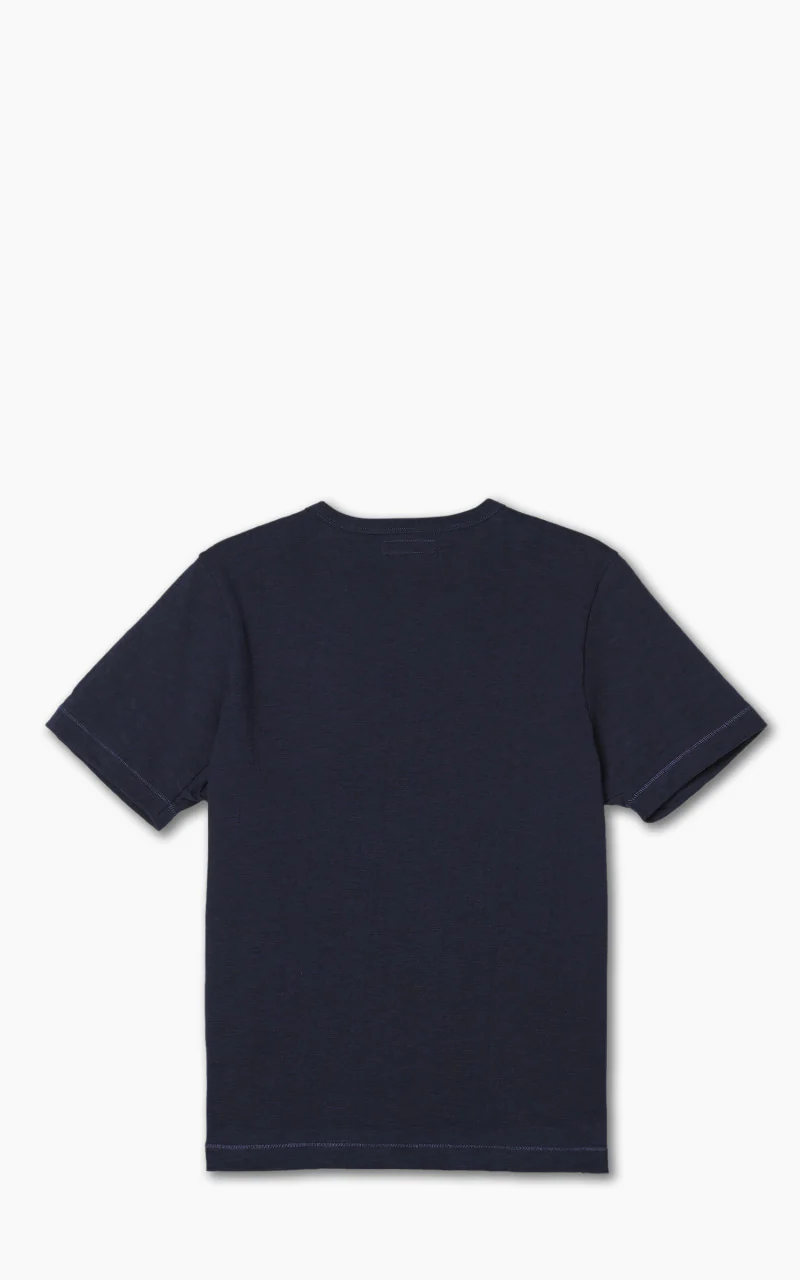 Merz b. Schwanen 2S14 Crew Neck Tee Ink Blue - Image 3