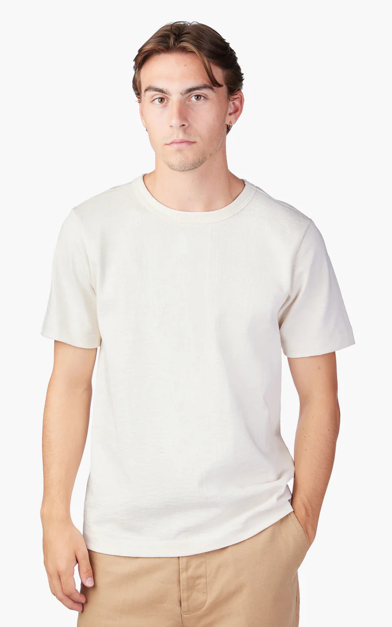 Merz b. Schwanen 2S14 Crew Neck Tee Nature - Image 4