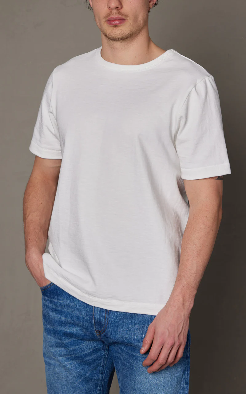 Merz b. Schwanen 2S14 Crew Neck Tee White - Image 3