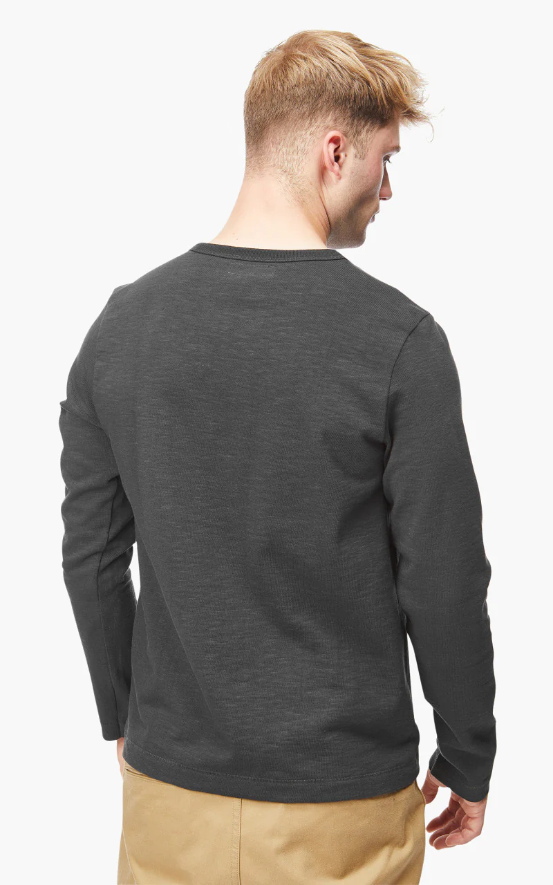Merz b. Schwanen 2S18 Heavyweight Longsleeve Charcoal - Image 5
