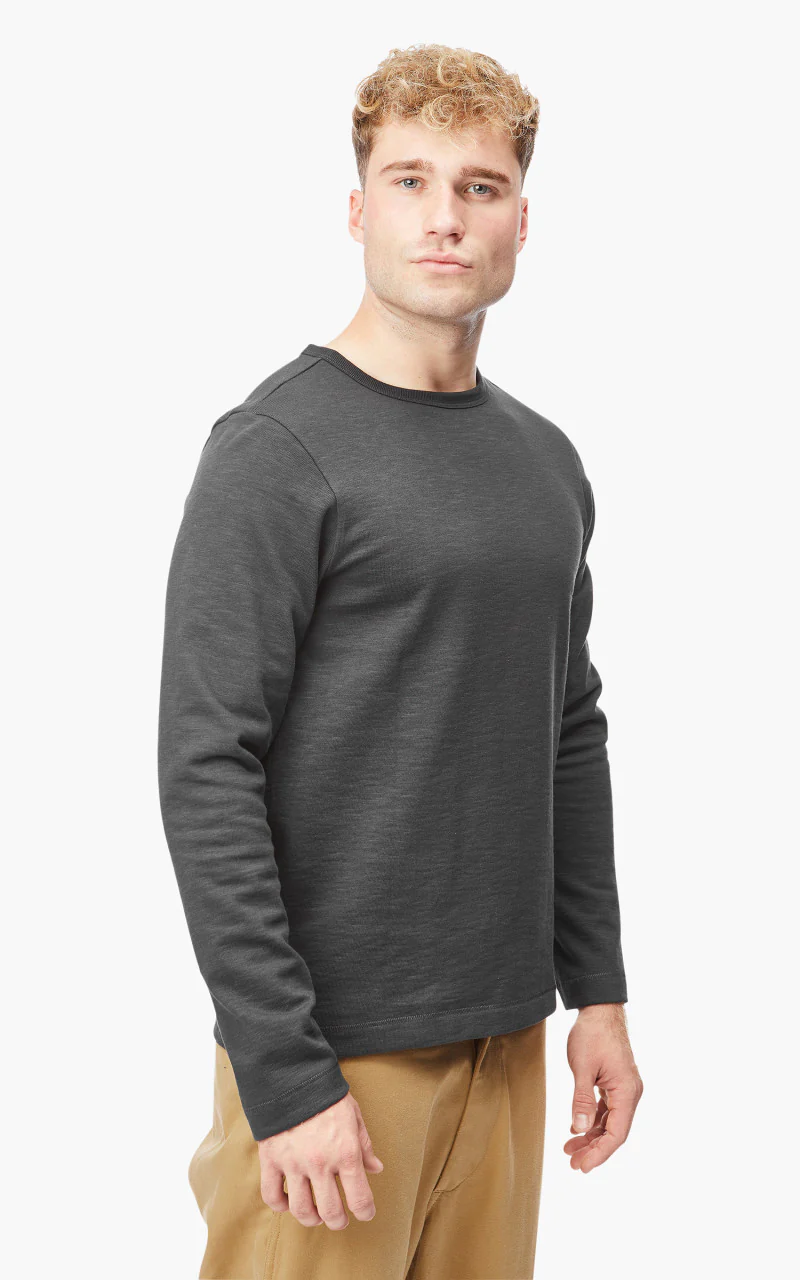 Merz b. Schwanen 2S18 Heavyweight Longsleeve Charcoal - Image 6