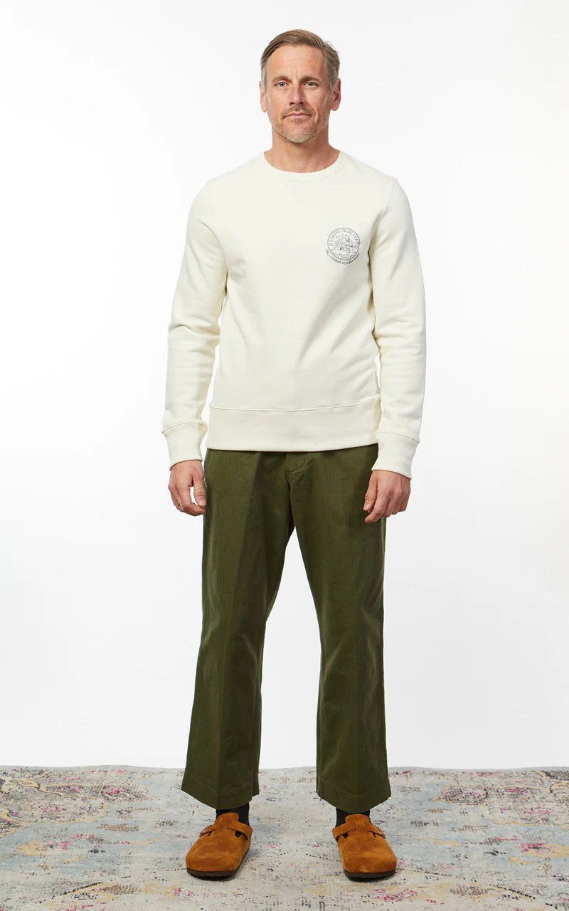 Merz b. Schwanen 344 Sweatshirt Eskimo Oat - Image 2