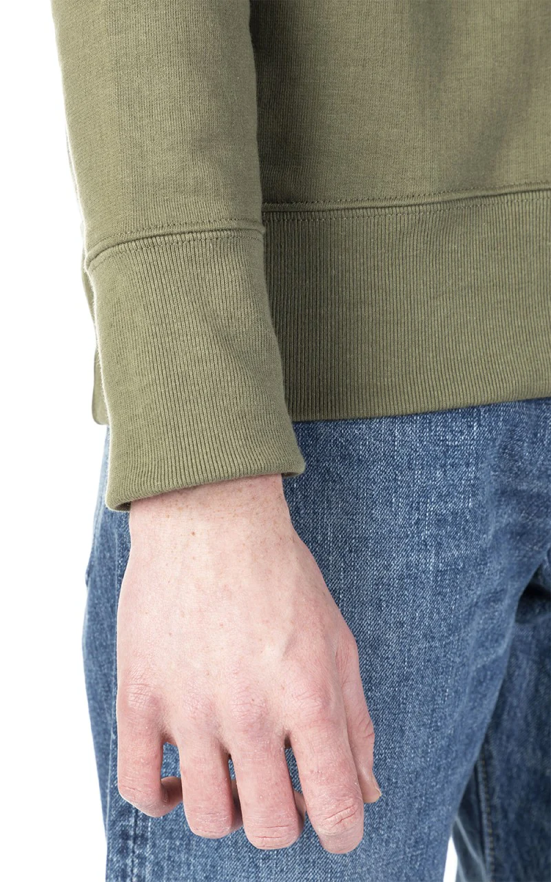 Merz b. Schwanen 346 Sweatshirt Army - Image 6