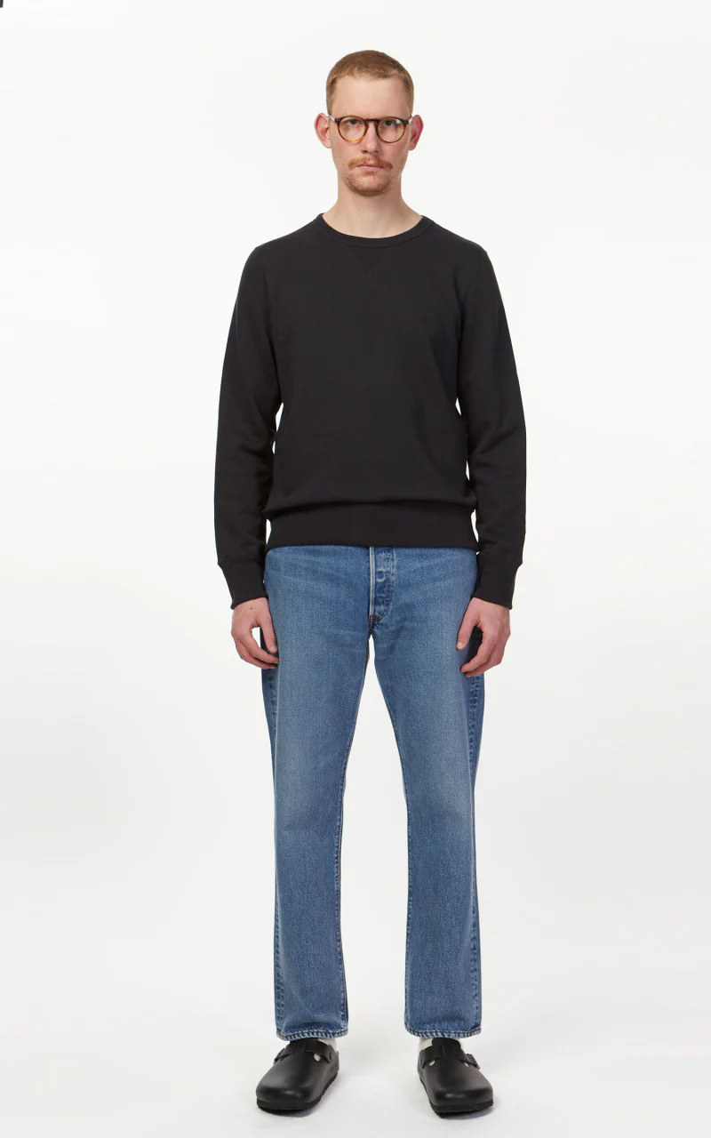 Merz b. Schwanen 346 Sweatshirt Charcoal - Image 2
