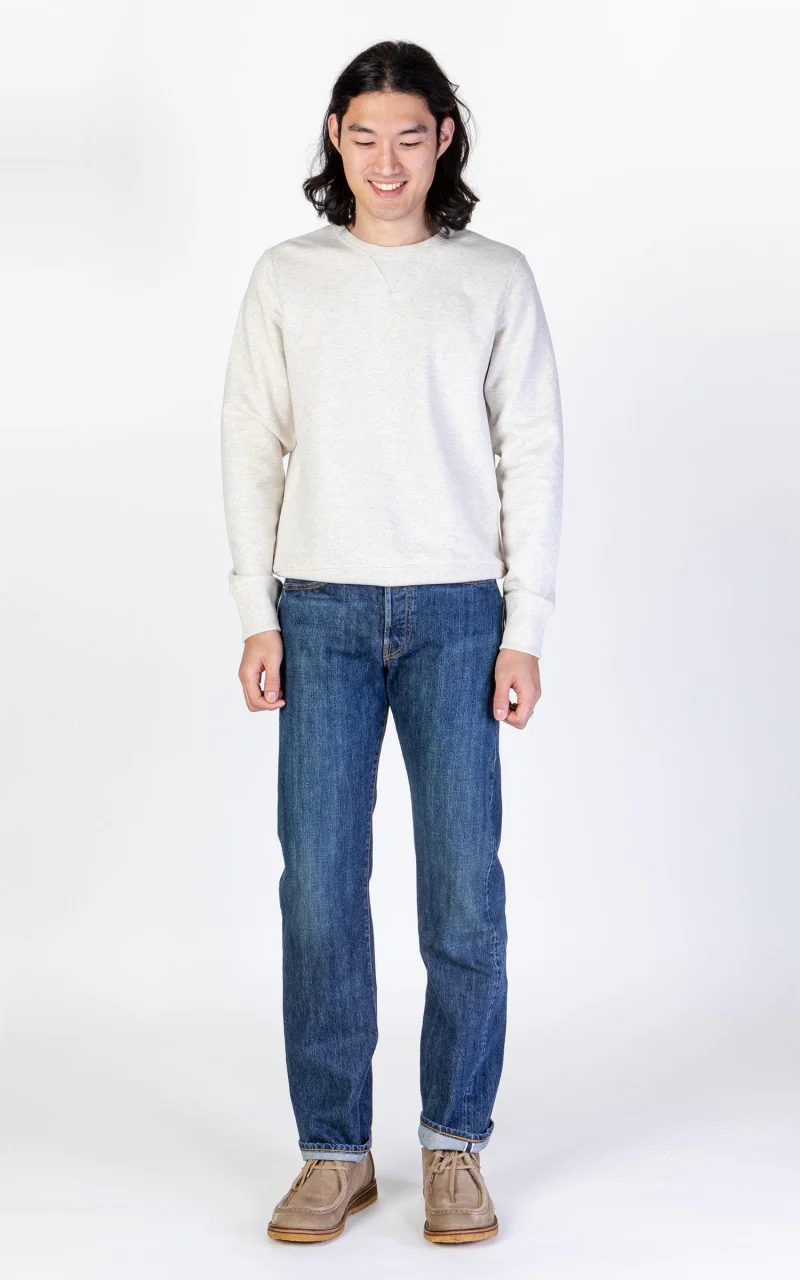 Merz b. Schwanen 346 Sweatshirt Nature Melange - Image 2