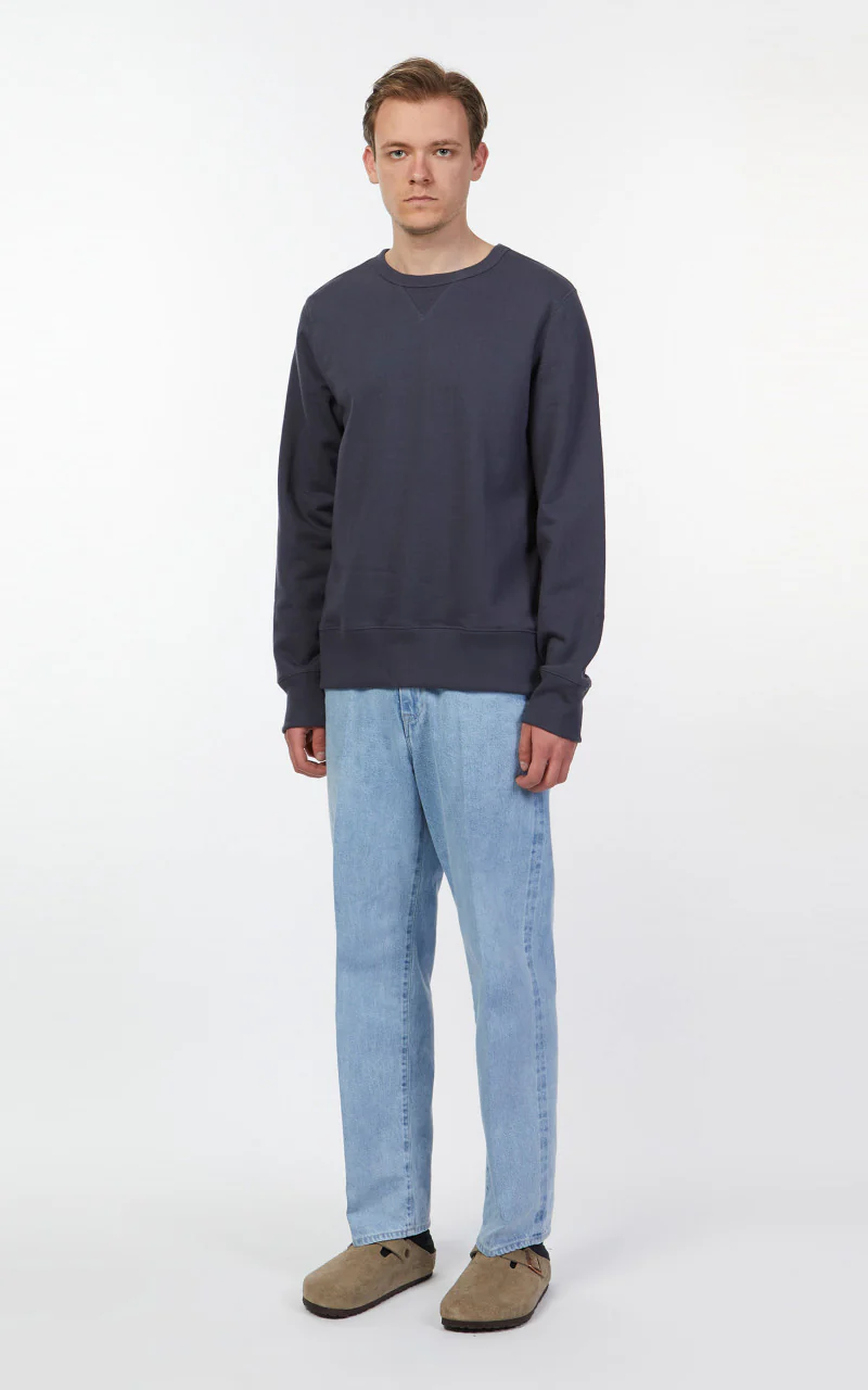 Merz b. Schwanen 346 Sweatshirt Navy - Image 3