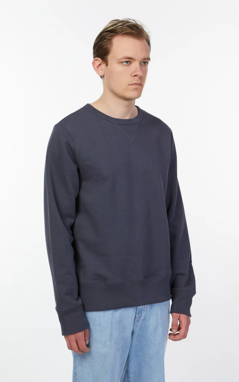 Merz b. Schwanen 346 Sweatshirt Navy - Image 5