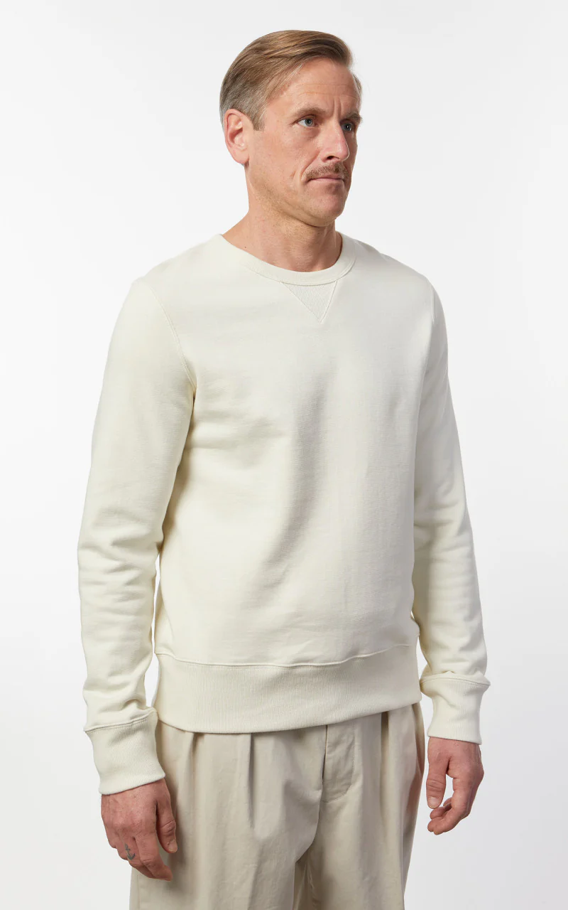 Merz b. Schwanen 346 Sweatshirt Oat - Image 4