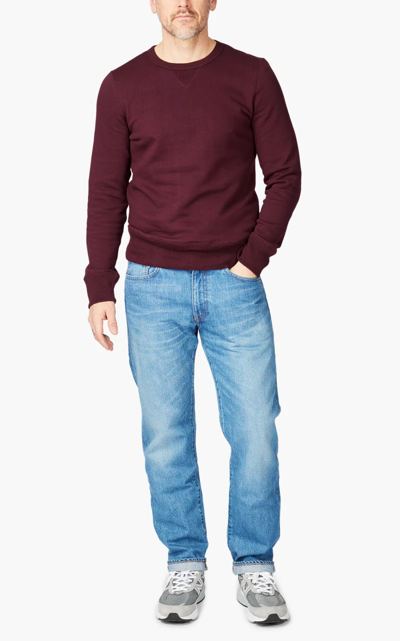 Merz b. Schwanen 346 Sweatshirt Ruby Red - Image 4