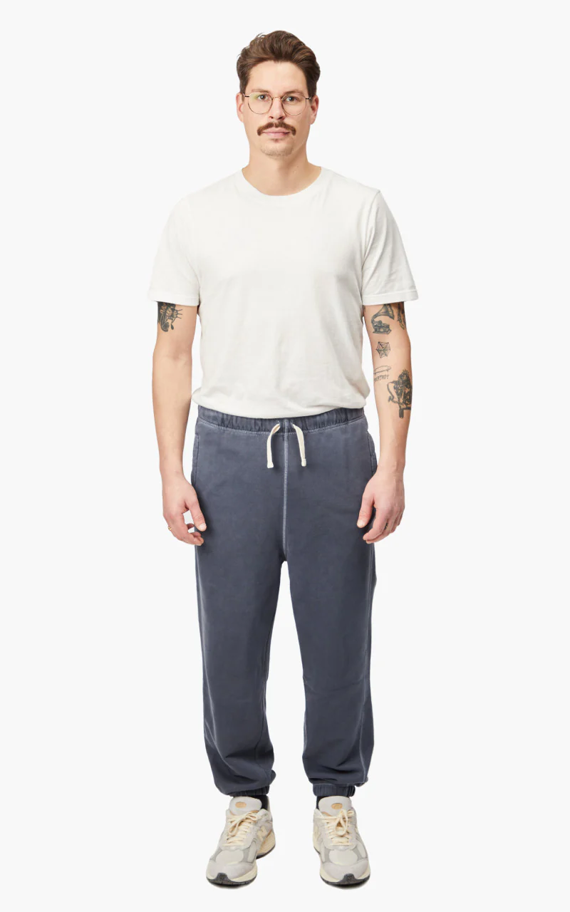 Merz b. Schwanen 351VF Sweatpants Vintage Navy - Image 2