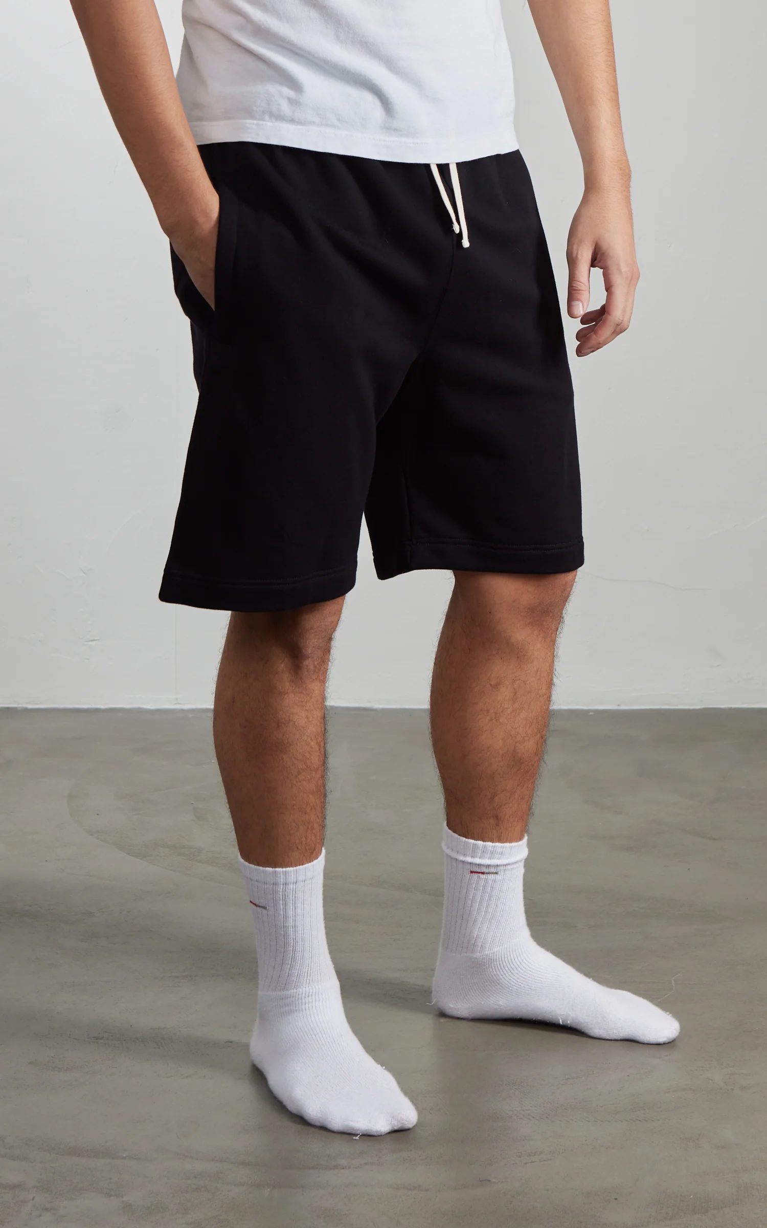 Merz b. Schwanen 356 Sweat Shorts Black - Image 4