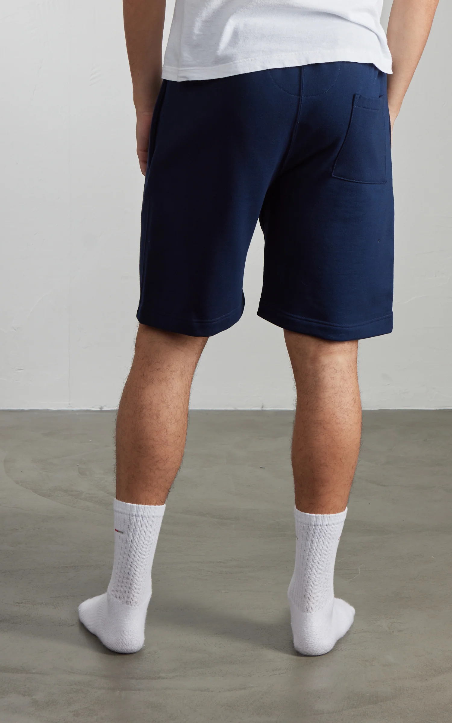 Merz b. Schwanen 356 Sweat Shorts Ink Blue - Image 6