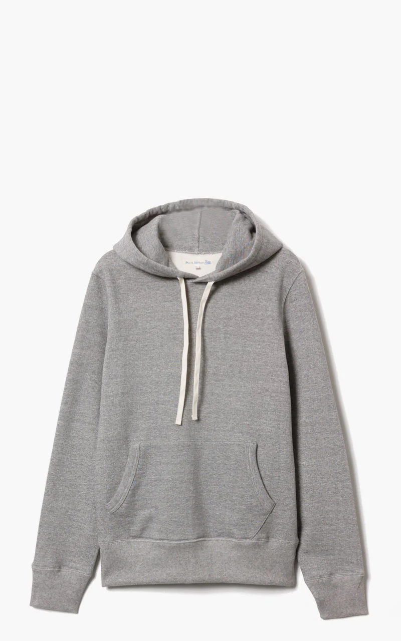 Merz b. Schwanen 382 Hooded Sweater Anthracite Melange