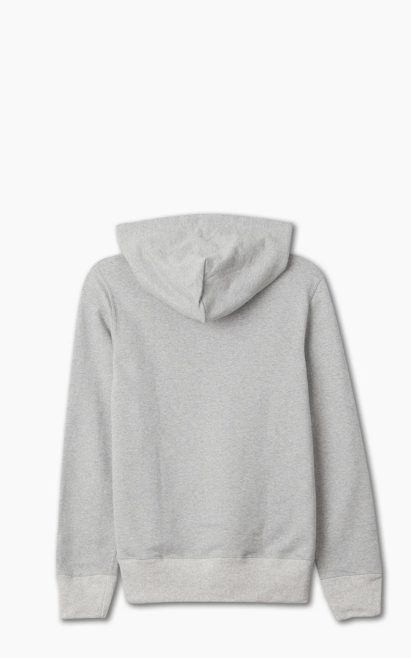 Merz b. Schwanen 382 Hooded Sweater Grey Melange - Image 3