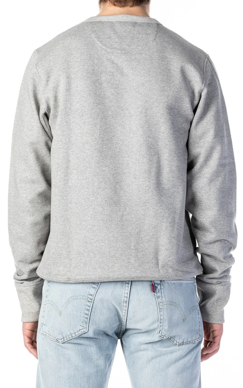 Merz b. Schwanen 3S48 Heavy Sweatshirt Greymelange - Image 3