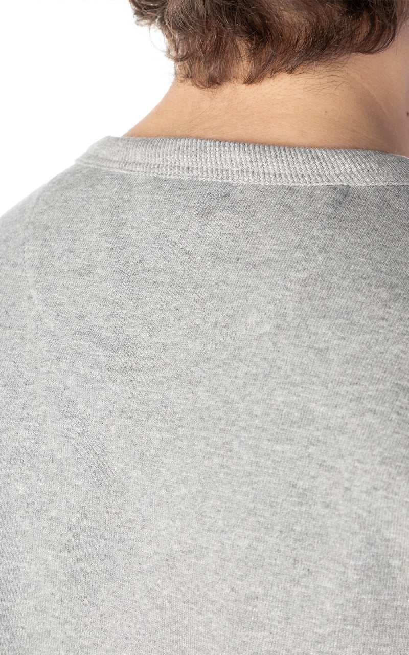 Merz b. Schwanen 3S48 Heavy Sweatshirt Greymelange - Image 6