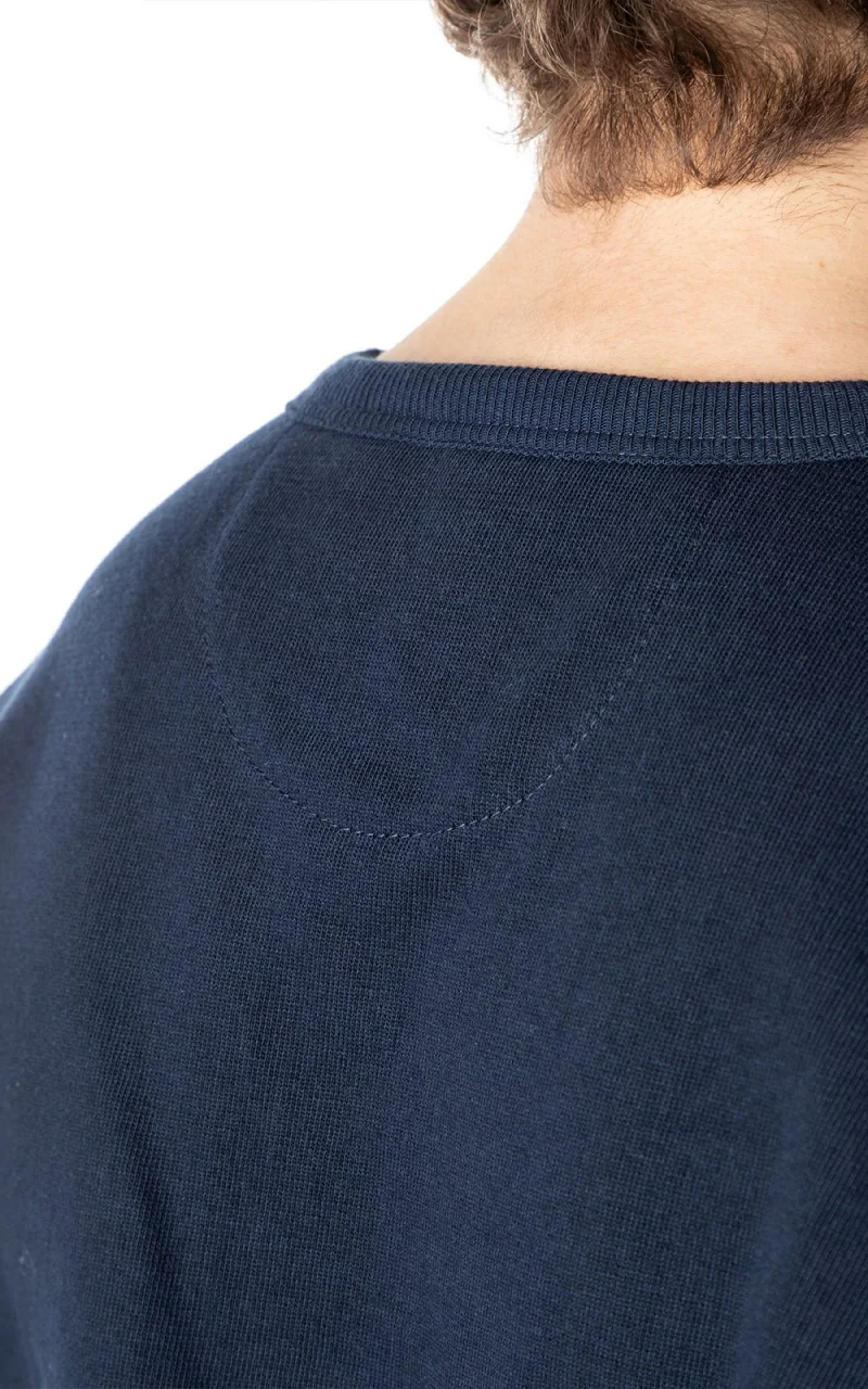 Merz b. Schwanen 3S48 Heavy Sweatshirt Ink Blue - Image 6