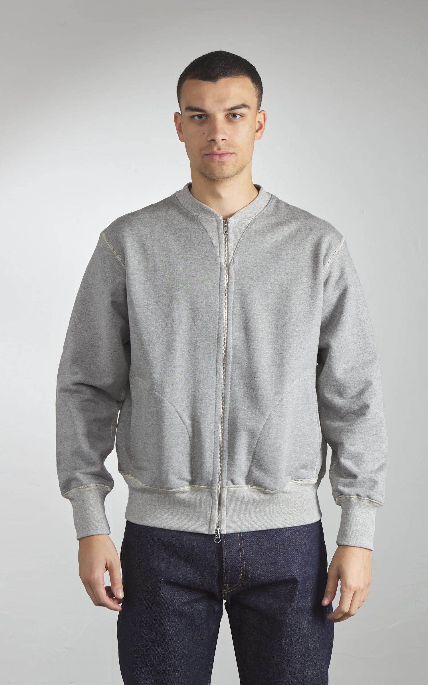 Merz b. Schwanen 3s83 Jacket Grey Melange - Image 2