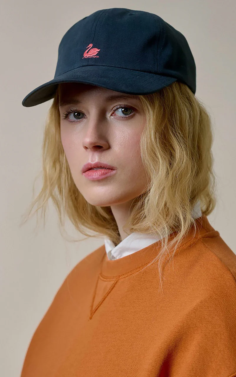 Merz b. Schwanen CAP01 Swan Logo Cap Charcoal - Image 5