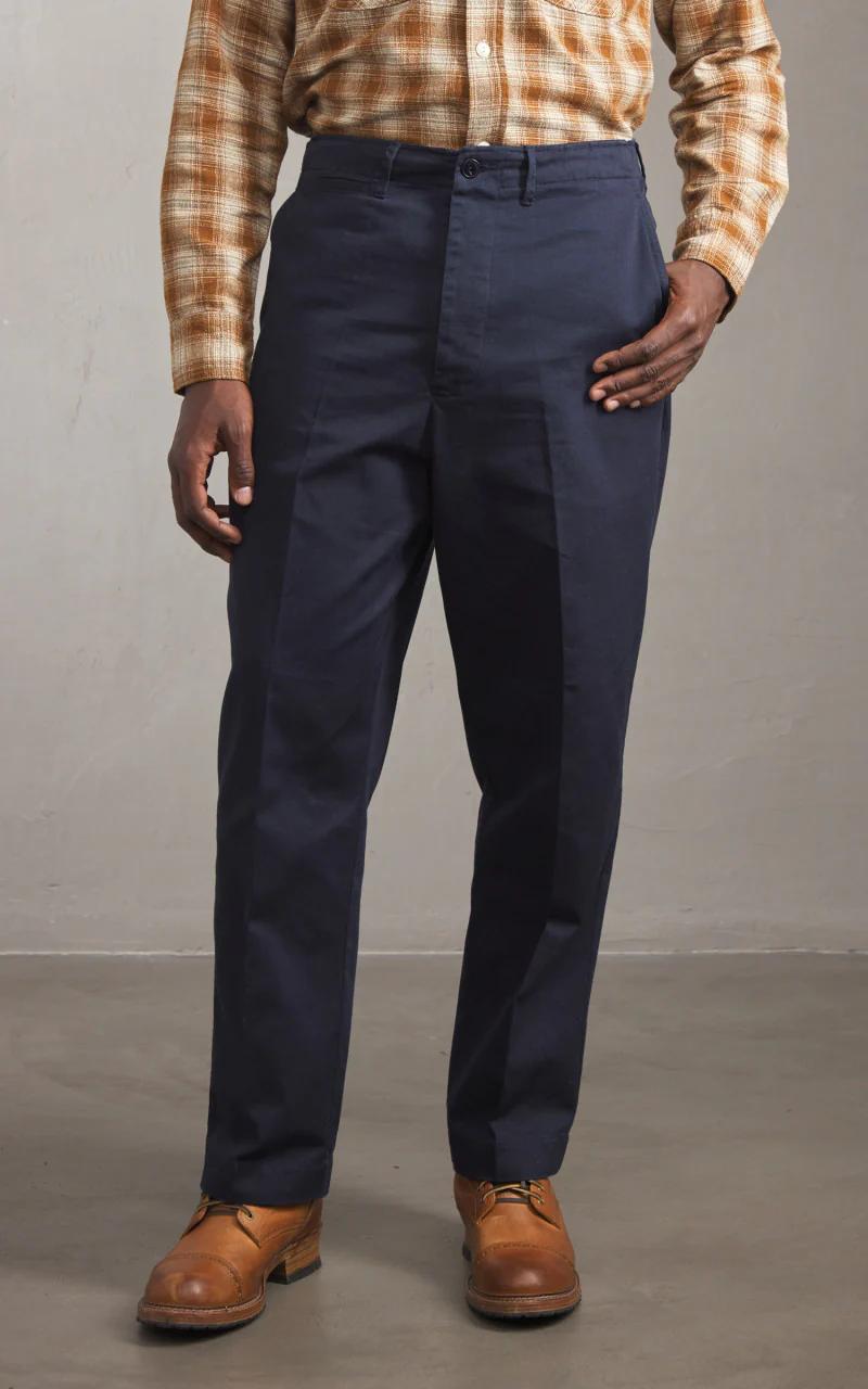 Merz b. Schwanen CHINO01 Chino Relaxed Dark Navy - Image 2
