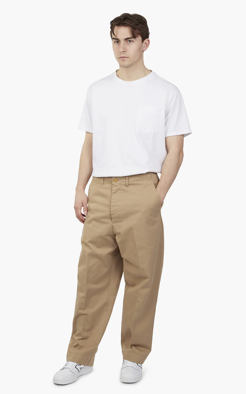 Merz b. Schwanen CHINO01 Chino Relaxed Khaki - Image 3