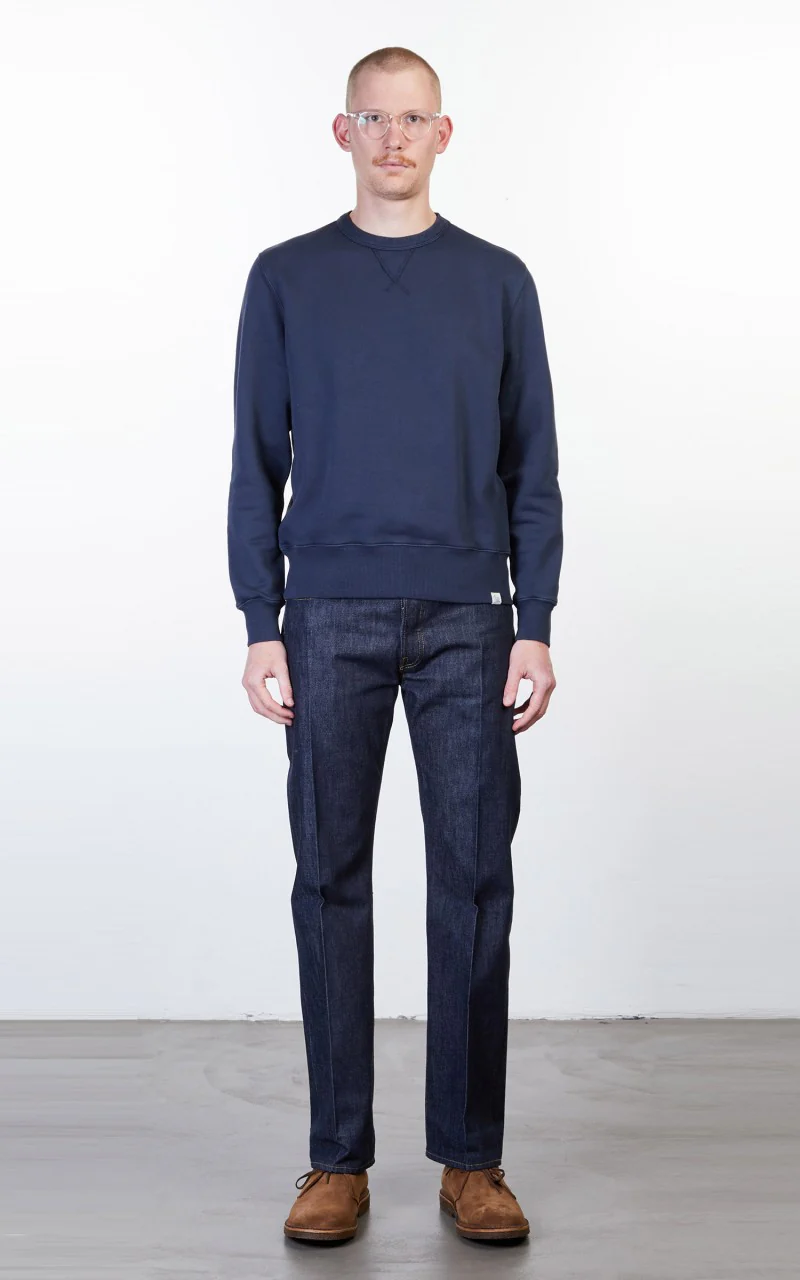 Merz b. Schwanen CSW28 Sweatshirt Denim Blue - Image 2