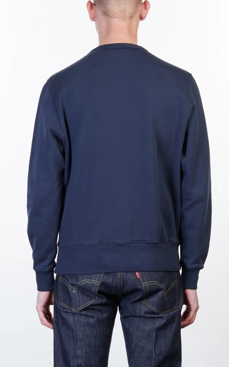 Merz b. Schwanen CSW28 Sweatshirt Denim Blue - Image 3