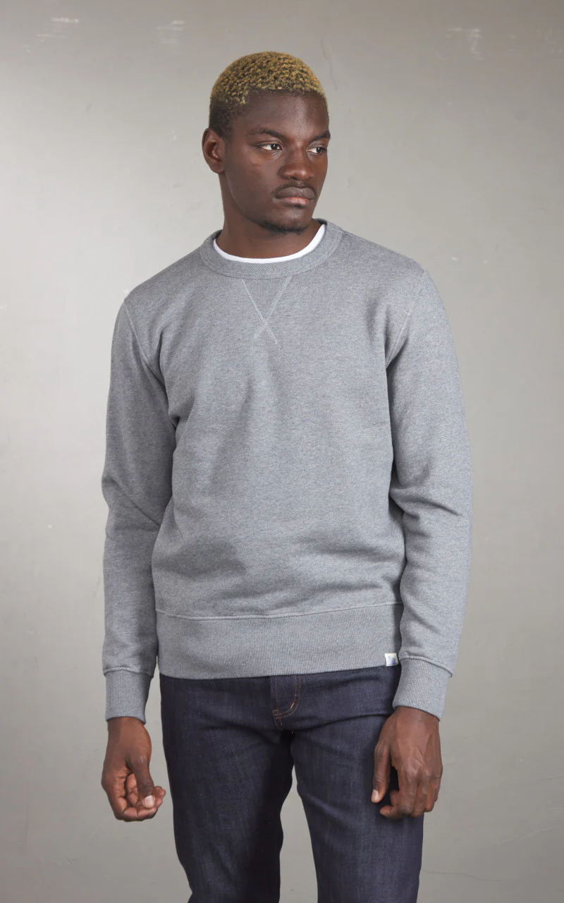 Merz b. Schwanen CSW28 Sweatshirt Grey Melange - Image 2