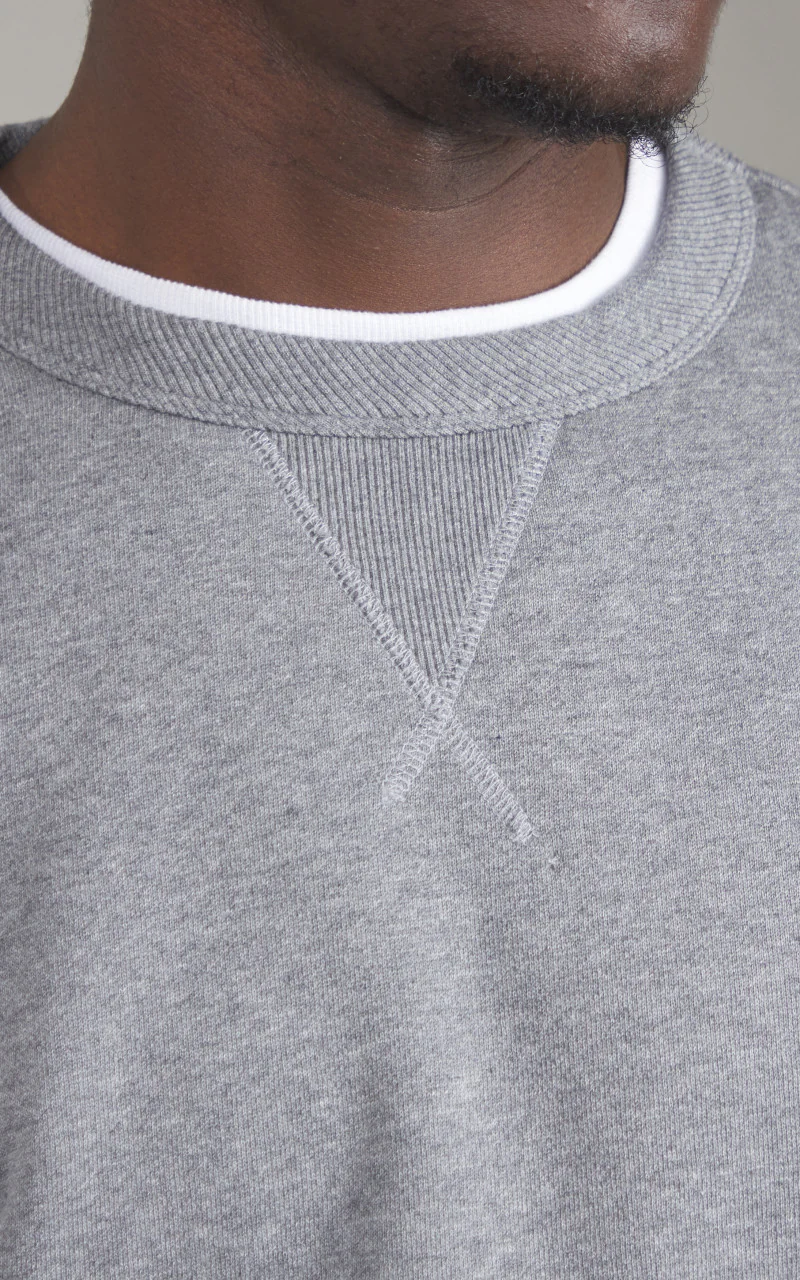 Merz b. Schwanen CSW28 Sweatshirt Grey Melange - Image 4