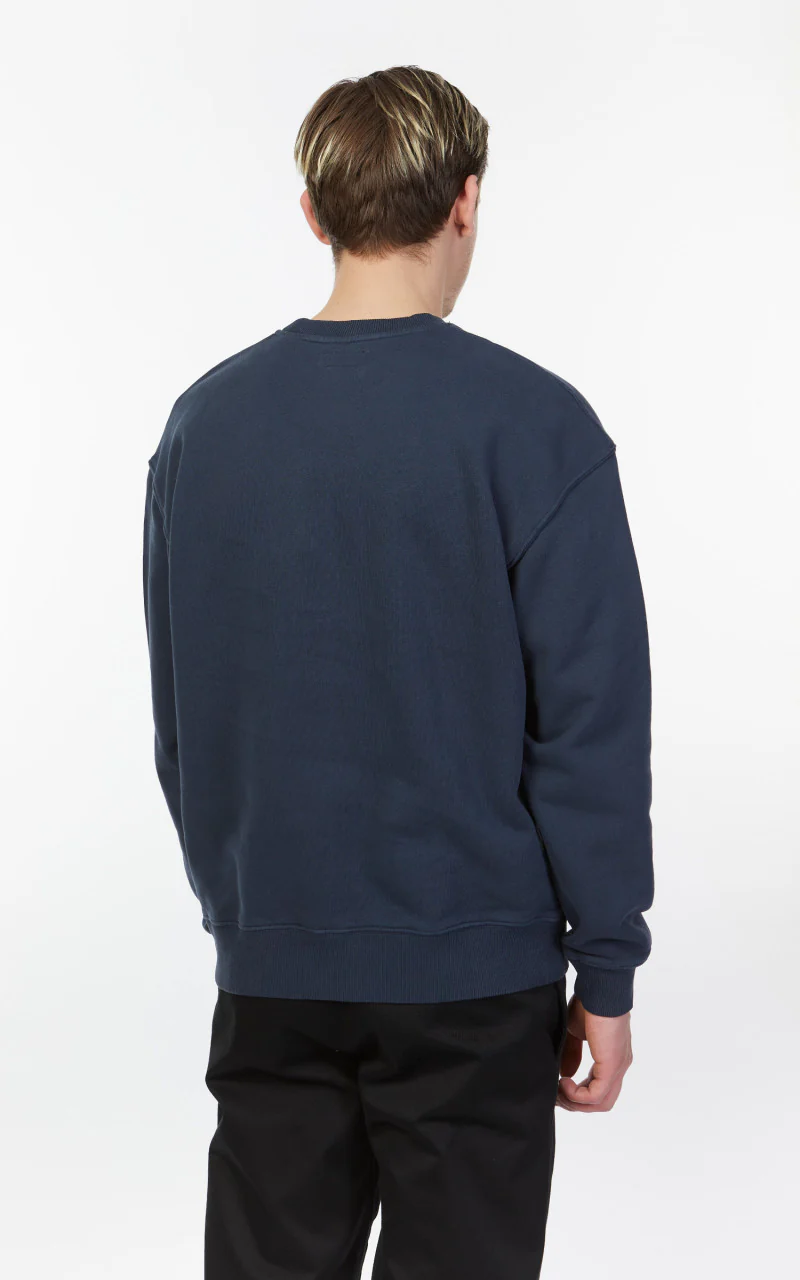 Merz b. Schwanen CSWOS02 Oversized Sweatshirt Denim Blue - Image 6