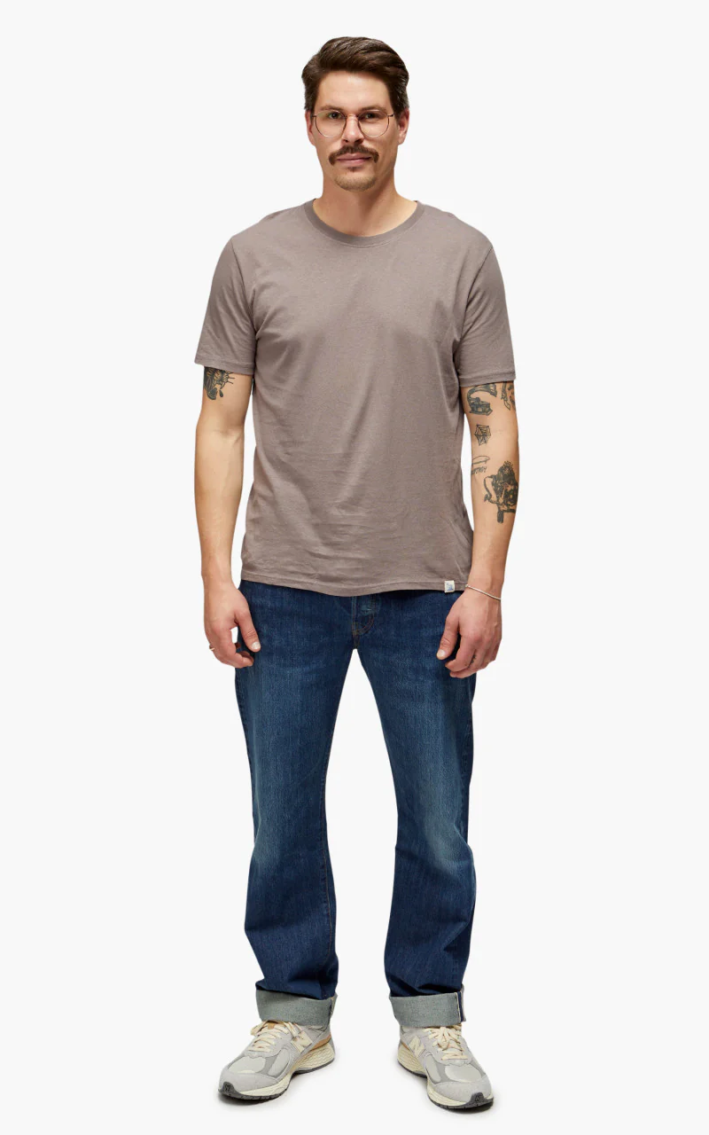 Merz b. Schwanen CT02VJ Crew Neck Tee Grain - Image 2