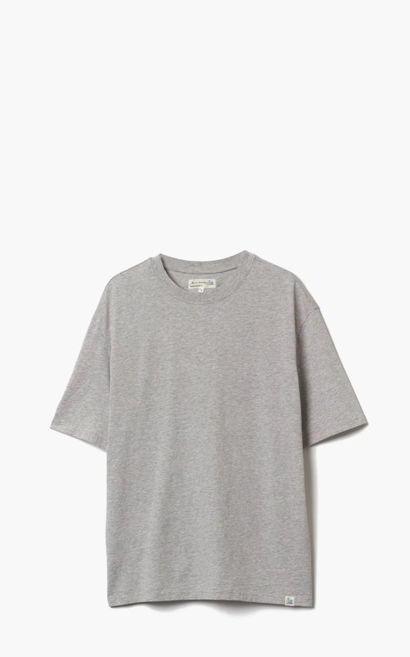 Merz b. Schwanen CTOS02 Oversized Crew Neck Tee Grey Melange