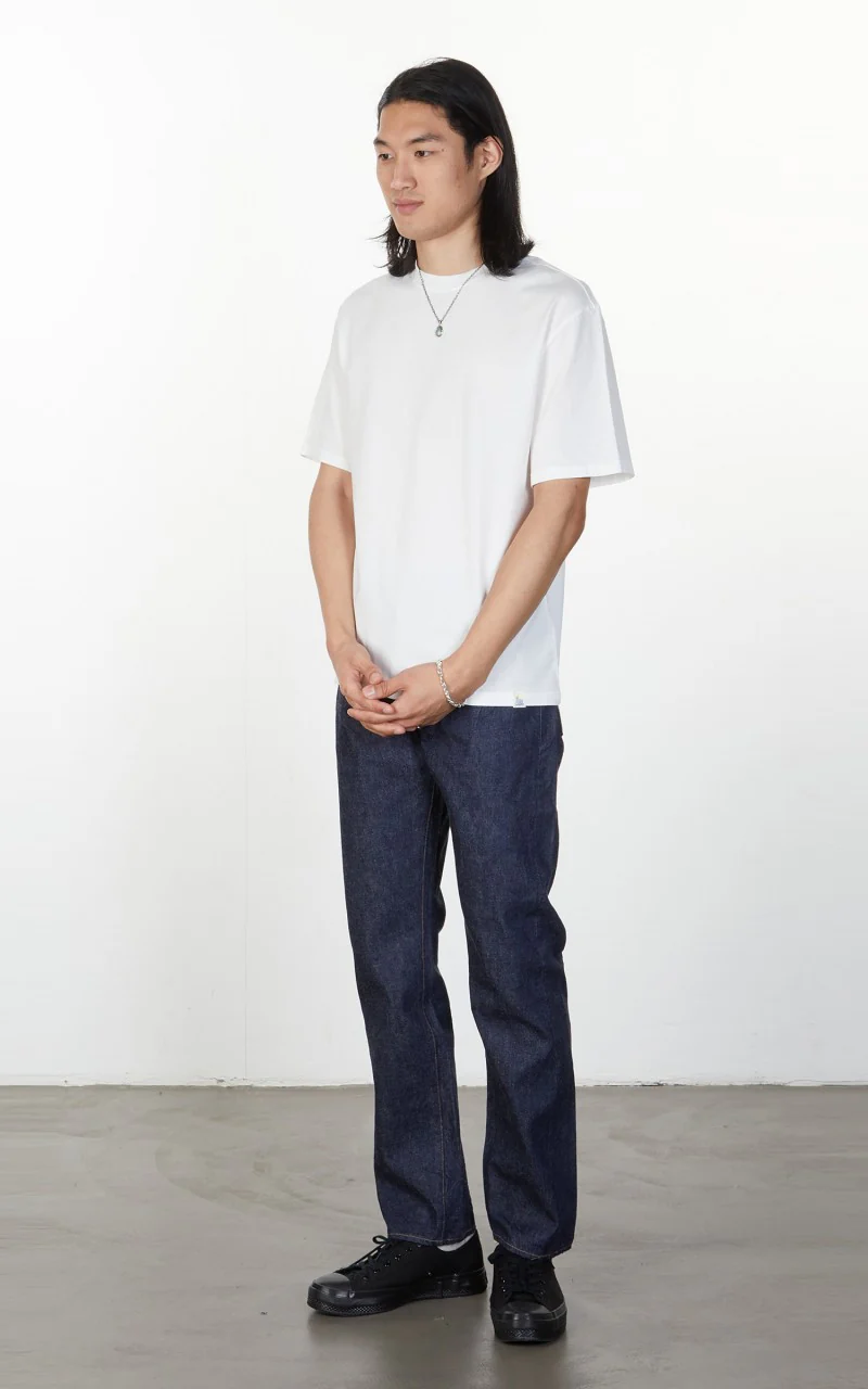 Merz b. Schwanen CTOS02 Oversized Crew Neck Tee White - Image 3