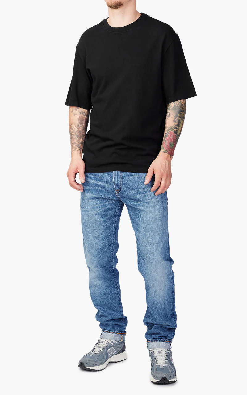 Merz b. Schwanen CTOS04 Oversized Crew Neck Tee Charcoal - Image 2
