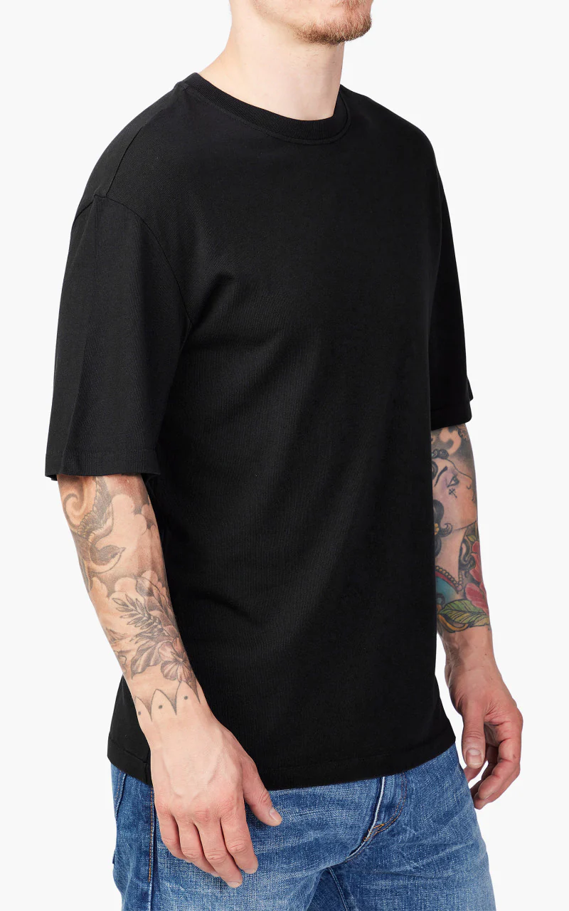Merz b. Schwanen CTOS04 Oversized Crew Neck Tee Charcoal - Image 3